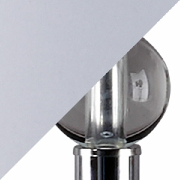Joaquin - Clear / Chrome Finish - Crystal Floor Lamp - Image 4