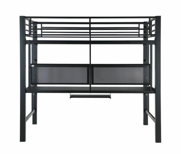 Avalon - Full Workstation Loft Bed - Black - Image 6