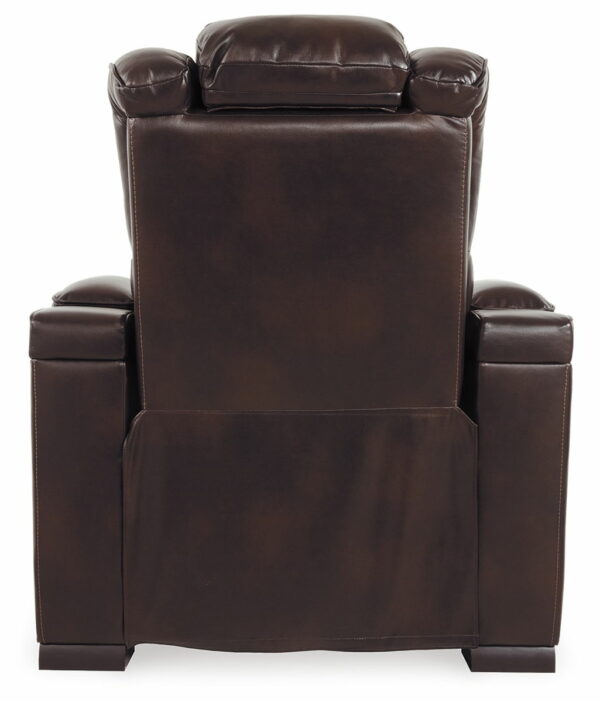 Warnerton - Brown Dark - Pwr Recliner/Adj Headrest - Image 2