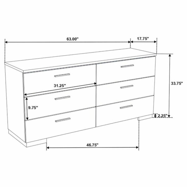 Jeremaine - Upholstered Platform Bedroom Set With LED - Image 39
