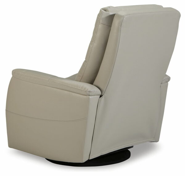 Riptyme - Dove Gray - Swivel Glider Recliner - Image 7