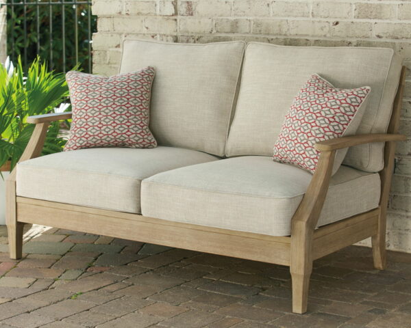 Clare - Beige - Loveseat W/Cushion - Image 3
