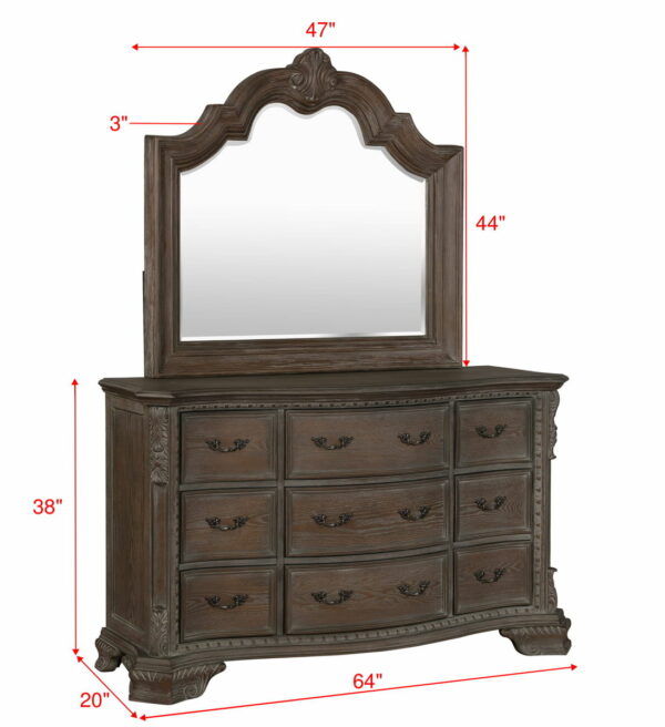 Sheffield - Dresser, Mirror - Image 4