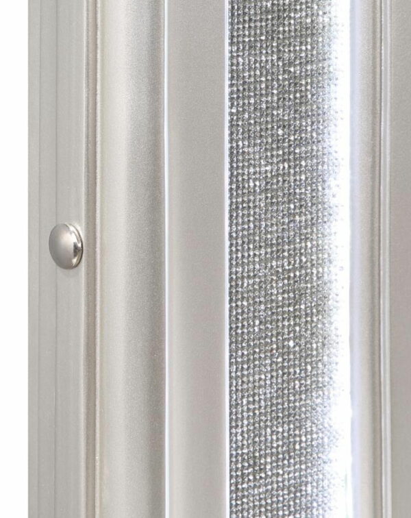 Evangeline - Camel Top Dresser Mirror Silver Oak - Image 9
