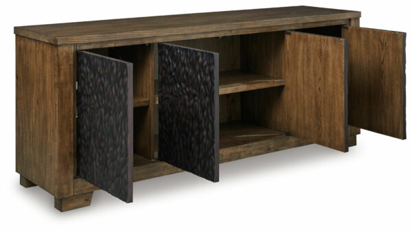 Rosswain - Warm Brown - Extra Large TV Stand - Image 6