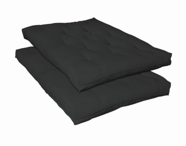 9" Deluxe Innerspring Futon Pad - Black - Image 2