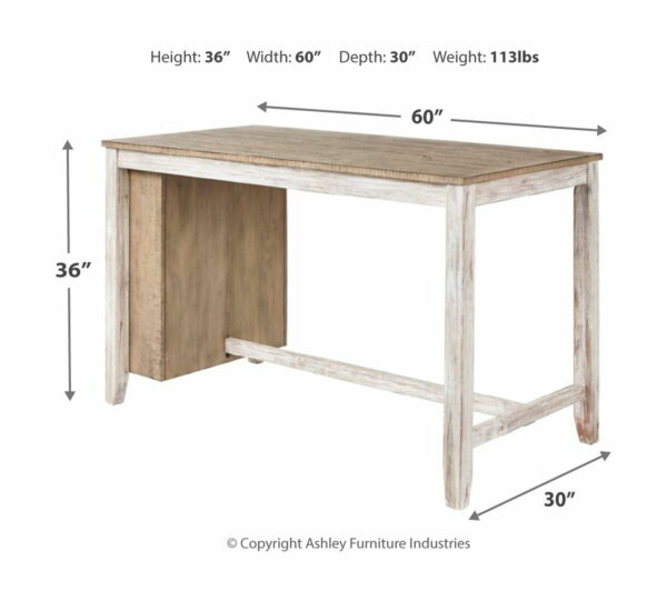 Skempton - Rectangular Counter Table With Storage Set - Image 9
