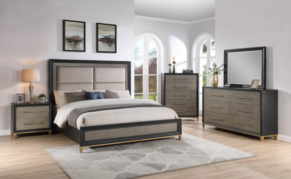 Payson - Dresser & Mirror - Black - Image 4