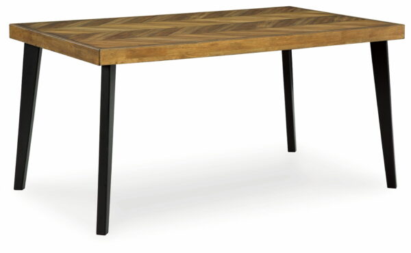 Blondon - Brown / Black - Rectangular Drm Table Set (Set of 7) - Image 12