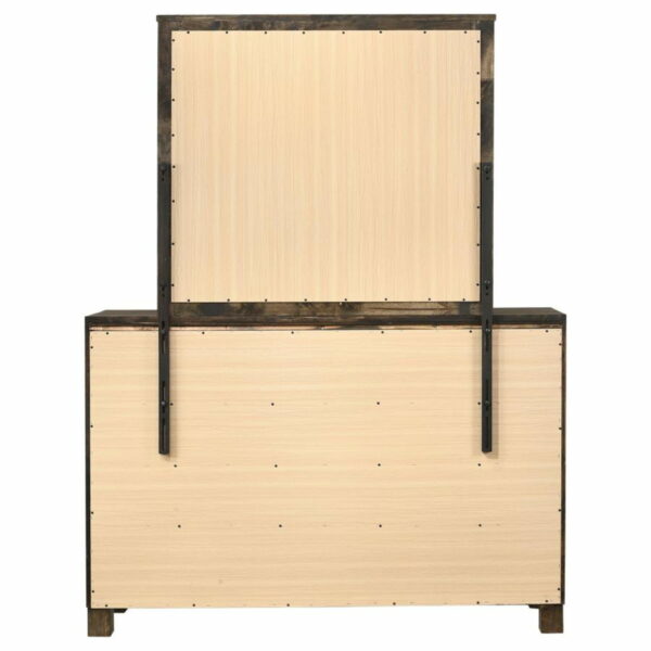 Woodmont - 8-drawer Dresser With Mirror - Rustic Golden Brown - Image 9