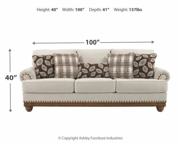 Harleson - Beige - Sofa - Image 3