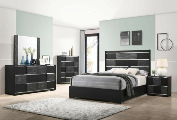 Blacktoft - Rectangle Dresser Mirror - Black - Image 5