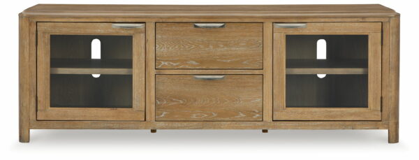 Rencott - Light Brown - Extra Large TV Stand - Image 2