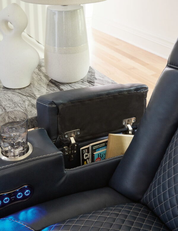 Fyne-dyme - Power Reclining Sofa With Adj Headrest - Image 3