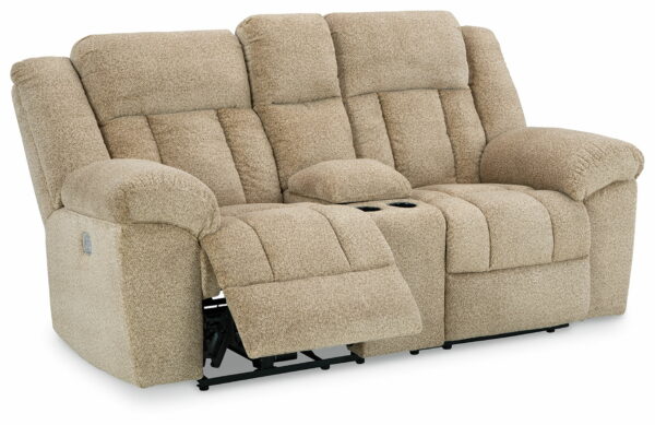 Tip-off - Power Reclining Loveseat With Console / Adj Headrest - Image 2