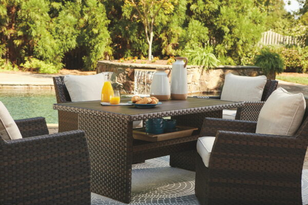 Easy - Dark Brown / Beige - Rect Multi-use Table - Image 7