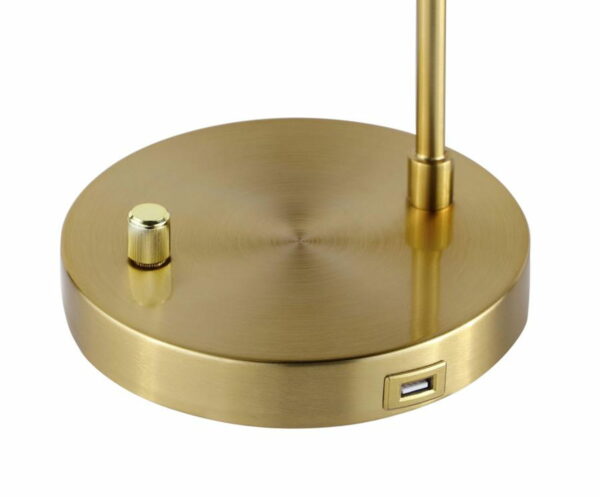 Merrick - Round Arched Table Lamp - Gold - Image 5