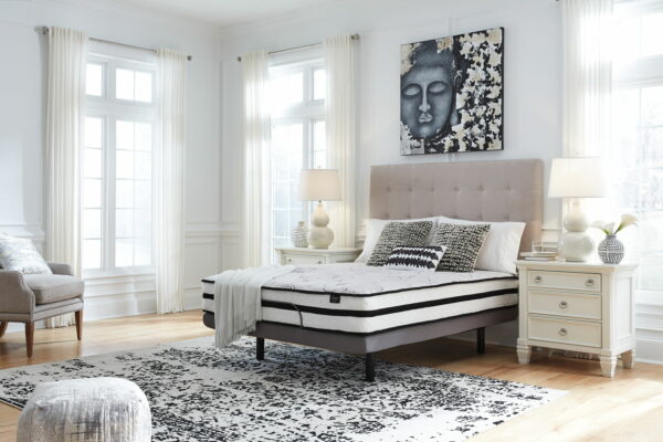 Chime 10 Inch Hybrid - White - 2 Pc. - Queen Mattress And Pillow - Image 6