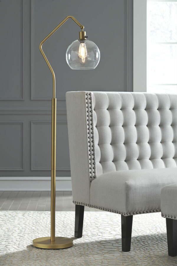 Marilee - Antique Brass Finish - Metal Floor Lamp - Image 3