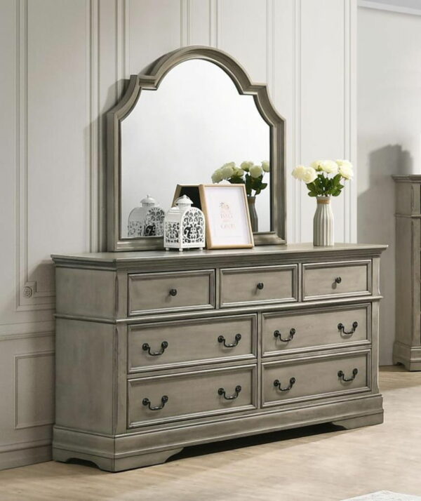 Manchester - 7-drawer Dresser With Mirror - Wheat - Image 11