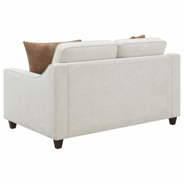 Christine - Cushion Back Living Room Set - Beige - Image 6