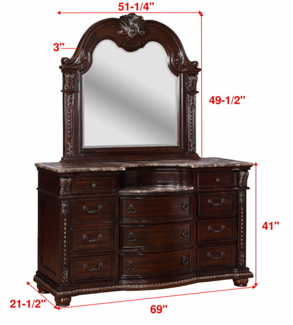 Stanley - Dresser - Cherry - Image 4