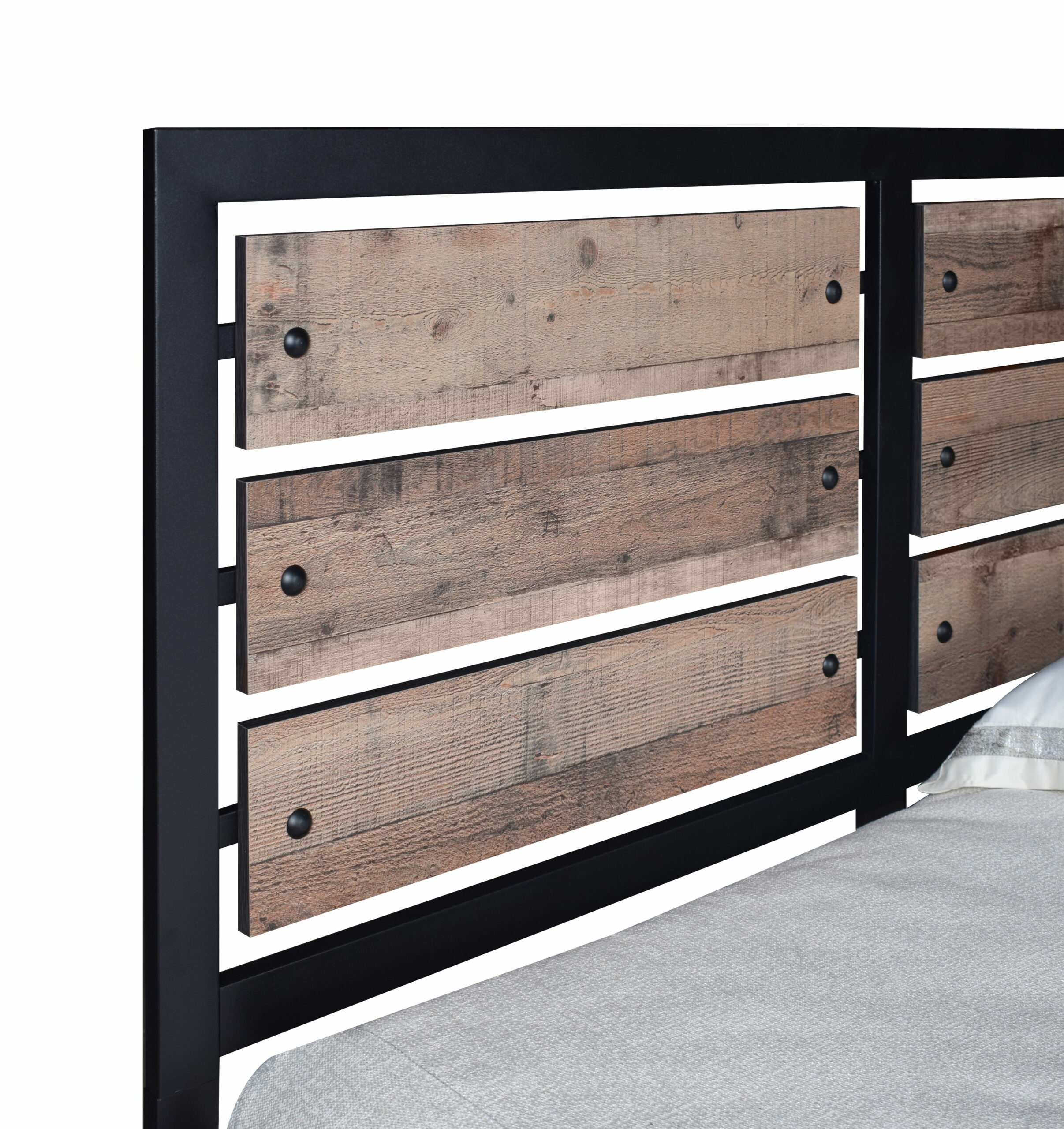 B5533-515- Elk River - 3/3 Twin Headboard, Footboard & Slats - Rustic (New Classic) - Image 3