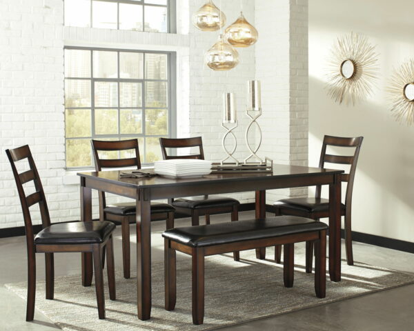 Coviar - Brown - Dining Room Table Set (Set of 6) - Image 2