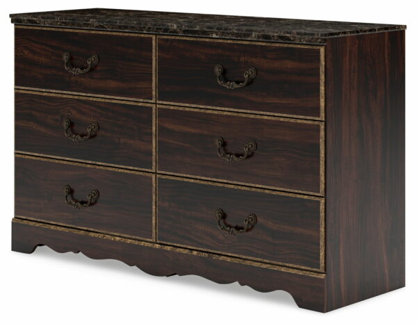 Glosmount - Two-tone - Six Drawer Dresser - Image 11
