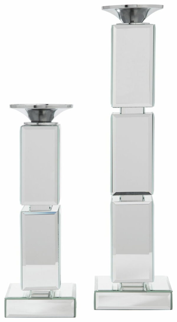 Charline - Metallic - Candle Holder Set (Set of 2) - Segmented - Image 3