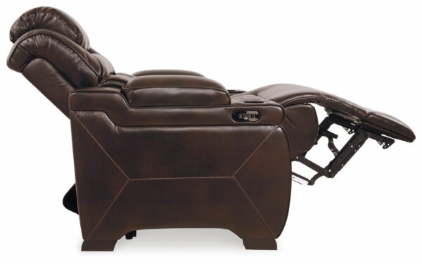 Warnerton - Brown Dark - Pwr Recliner/Adj Headrest - Image 12