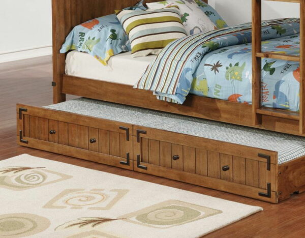 Oakdale - Storage Trundle - Rustic Honey - Image 2