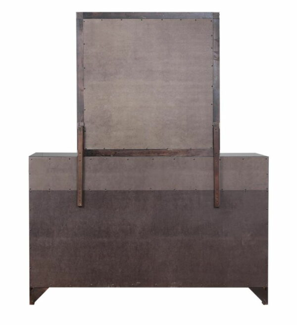 Phoenix - Square Dresser Mirror - Deep Cappuccino - Image 8