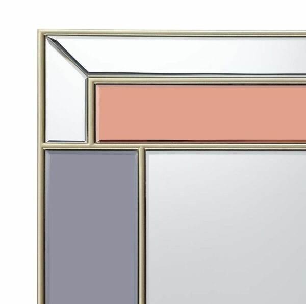 Braylin - Rectangular Wall Mirror - Champagne And Gray - Image 6