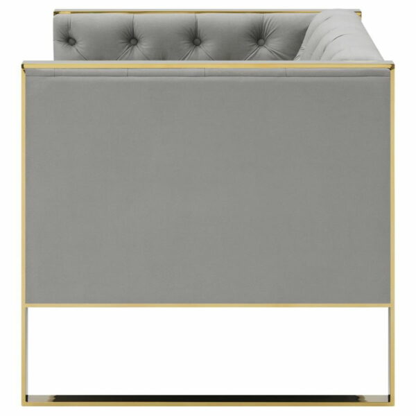 Eastbrook - Tufted Back Chair - Gray - Image 5