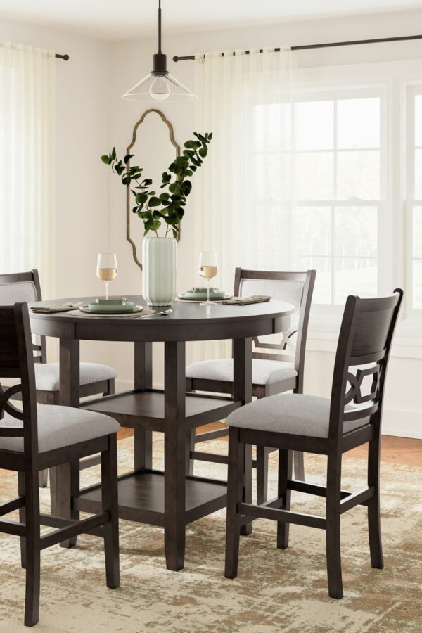 Langwest - Brown - Dining Room Counter Table Set (Set of 5) - Image 4