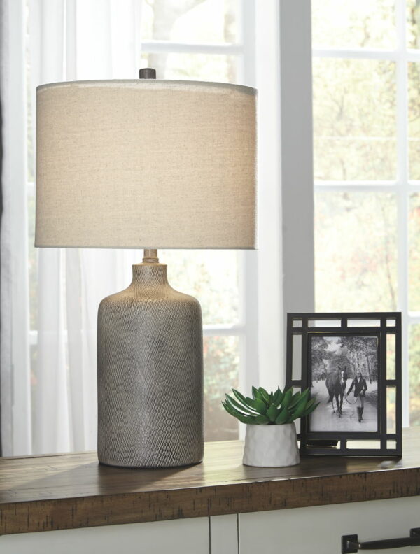 Linus - Antique Black - Ceramic Table Lamp - Image 3