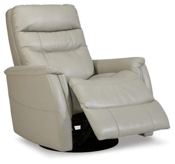 Riptyme - Dove Gray - Swivel Glider Recliner - Image 3