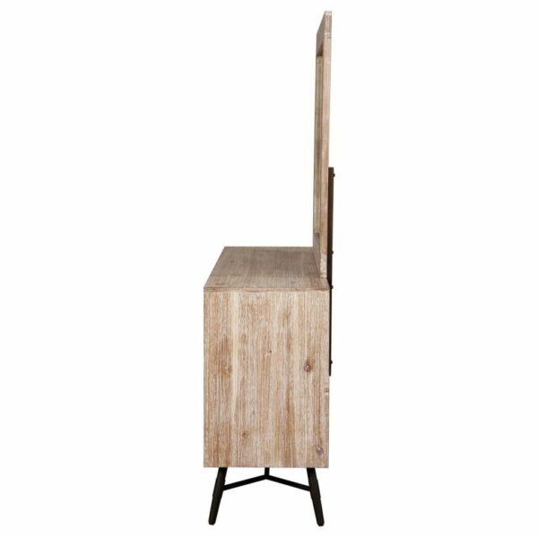 Marlow - 6-drawer Dresser With Mirror - Rough Sawn Multi - Image 4