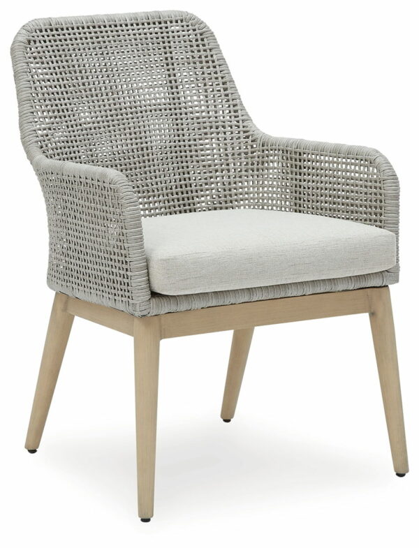Seton Creek - Gray - Arm Chair With Cushion (Set of 2) - Image 7