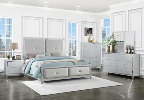 Larue - 6-Drawer Dresser - Silver - Image 11