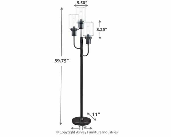 Jaak - Bronze Finish - Metal Floor Lamp - Image 3
