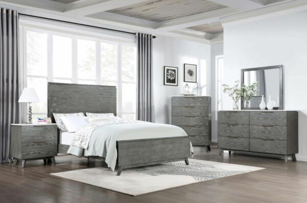 Nathan - Rectangular Dresser Mirror - Gray - Image 3