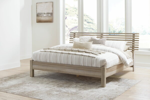 Hasbrick - Slat Panel Bedroom Set - Image 2
