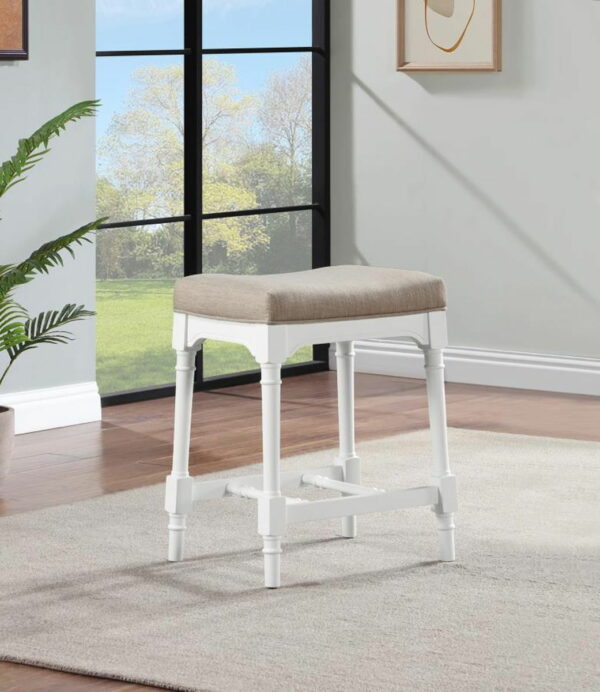 Martina - 5 Piece Rectangular Counter Height Dining Set - Brown And White - Image 7
