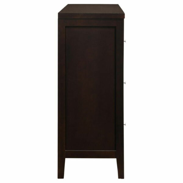 Carlton - 6-Drawer Rectangular Dresser - Cappuccino - Image 10