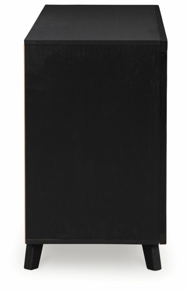 Danziar - Black - Six Drawer Dresser - Image 5