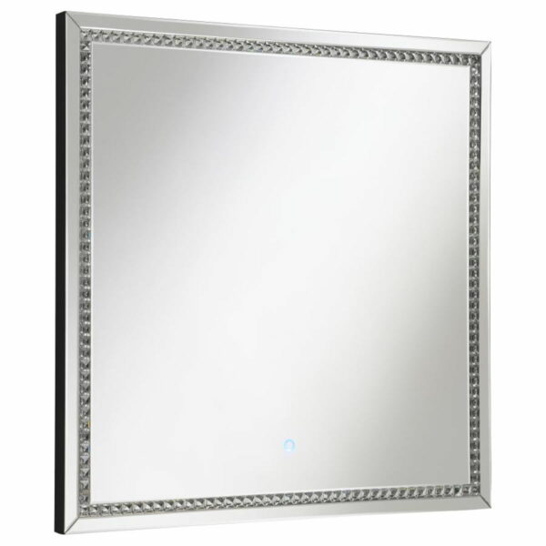 Noelle - Square Wall Mirror With Led Lights - Image 6
