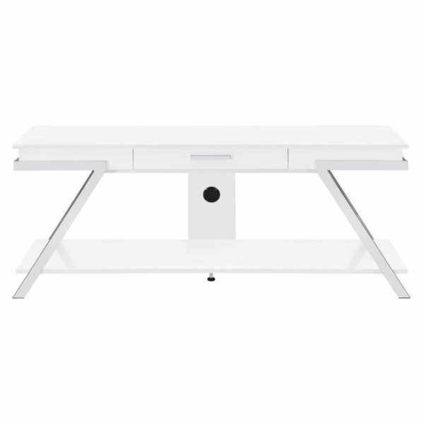 Marcia - 60" TV Stand - White High Gloss - Image 9
