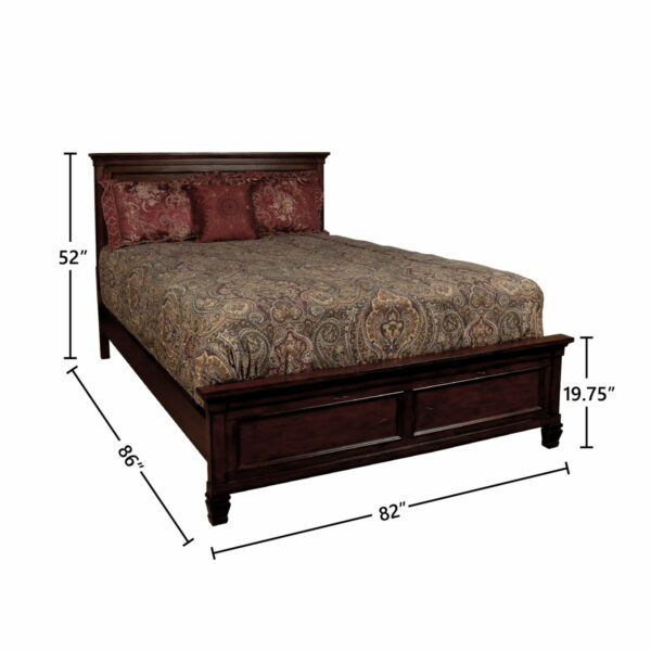 Tamarack - 4/6 Full Bed - Brown Cherry - Image 5